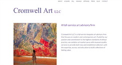 Desktop Screenshot of cromwellart.com